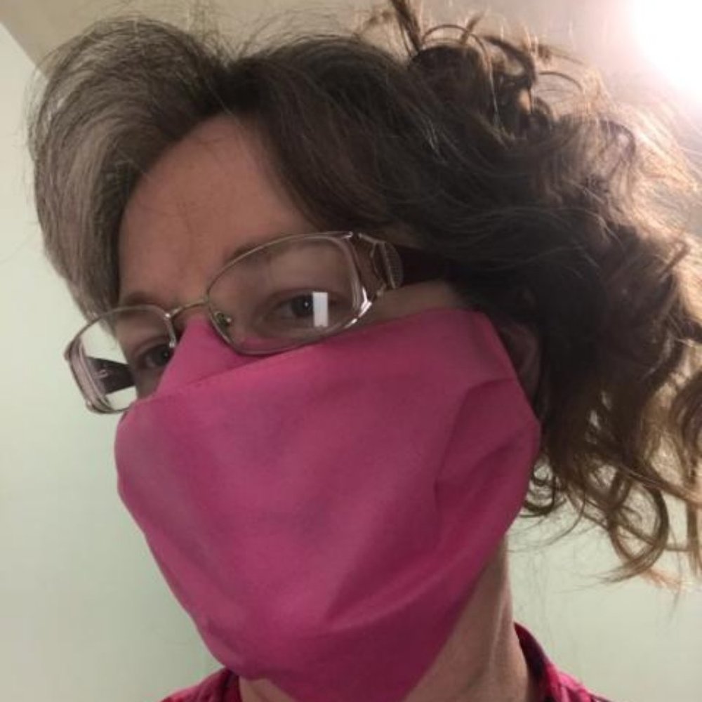 PINK CUSTOM FACE MASK WASHABLE REUSABLE …